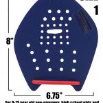 Strokemakers Hand Paddles S Red Navy by Jesswim