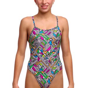 FUNKITA GIRLS SINGLE STRAP ONE PIECE – BITSY BOSS