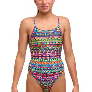 FUNKITA GIRLS DIAMOND BACK ONE PIECE- PACKED UP